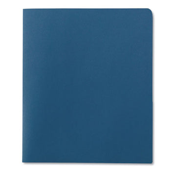 Smead® Two-pocket Folder, Embossed Leather Grain Paper, 100-sheet Capacity, 11 X 8.5, Blue, 25-box freeshipping - TVN Wholesale